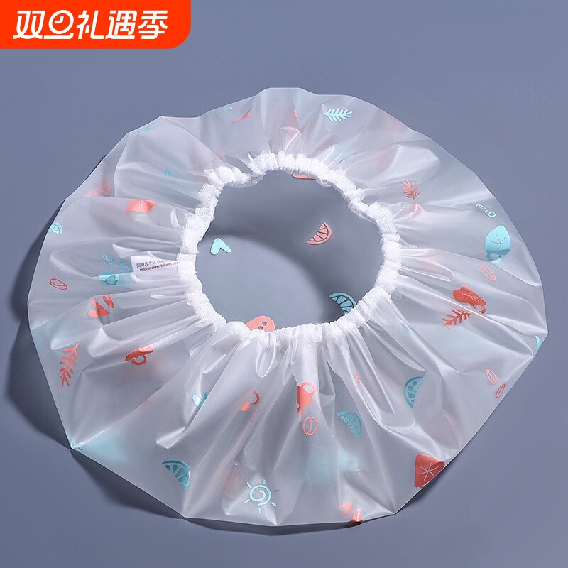 浴帽防水家用洗澡头套厨房防油烟女生染发头套女洗澡浴帽发膜专用