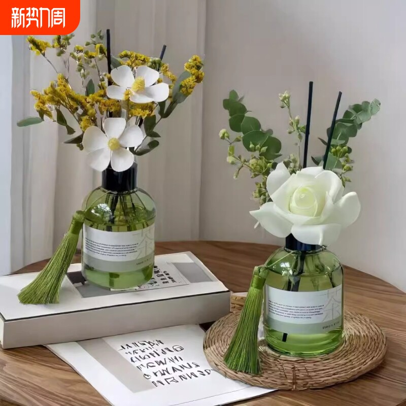 茉莉花茶香香薰家用卧室内持久房间精油熏香厕所卫生间栀子花香氛