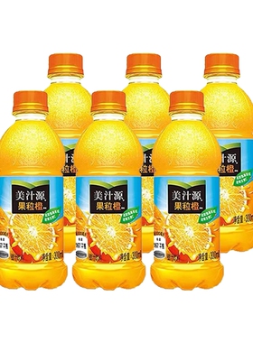 美汁源果粒橙 小瓶装 300ml*12瓶果汁果味饮料