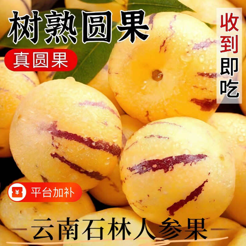 云南石林人参果新鲜当季水果应季整箱七彩果树上熟圆果包邮优选