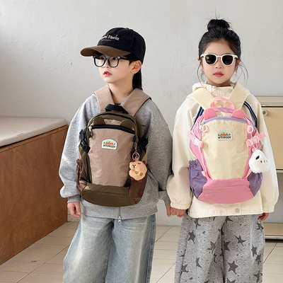 男女孩学生外出旅游轻便研学书包