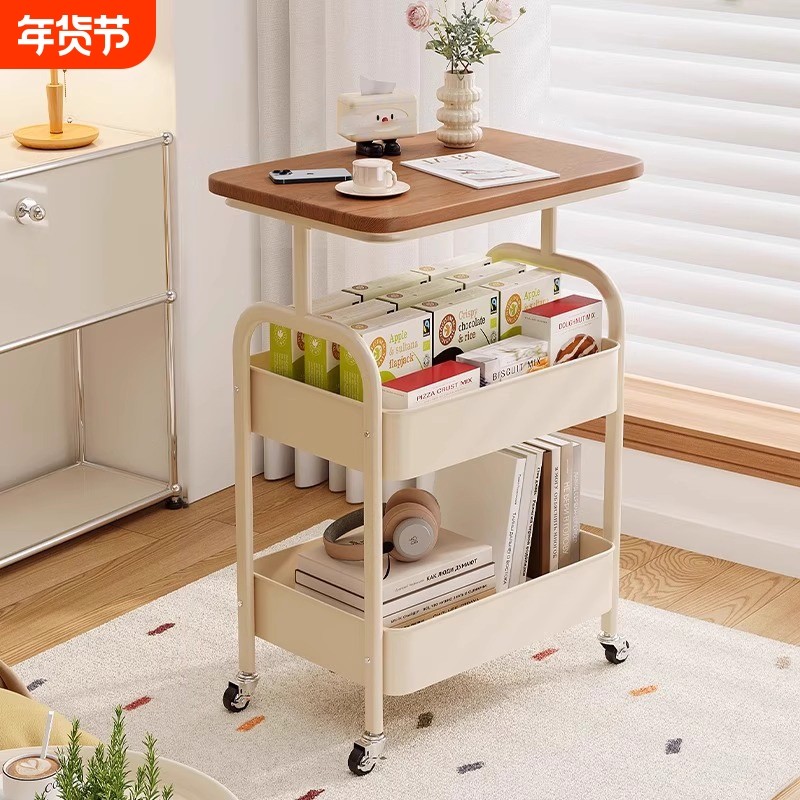中古置物架茶几小推车沙发边几客厅复古边桌卧室床头柜零食收纳架,住宅家具,角几/边几,淘宝优惠券,粉丝福利购,淘宝优惠卷