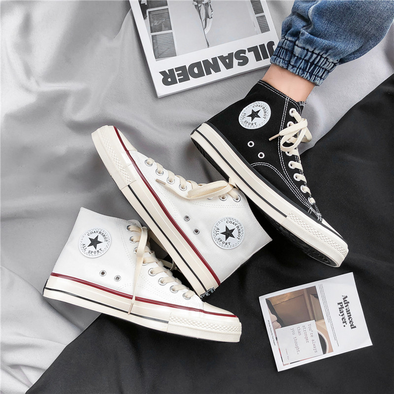 秋季STAR筐威男鞋经典款1970s高帮帆布鞋女潮百搭休闲板鞋ins韩版