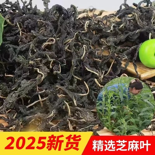 农家芝麻叶新货河南自晒干土特产