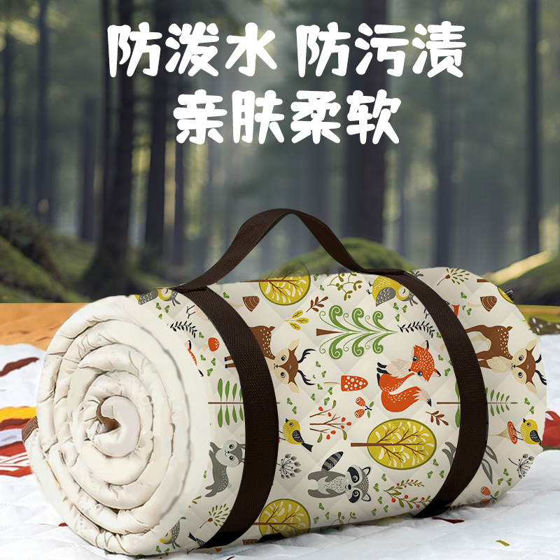 户外音乐节野餐垫防潮地垫帐篷内专用垫子春秋游垫便携草坪防滑垫