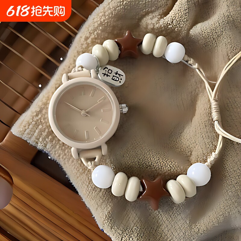 旭利盛高颜简约时尚值静音男士女士小众高级感石英表小表盘063