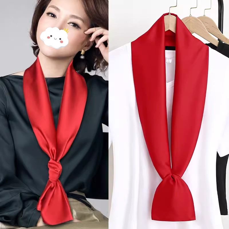 丝巾女纯中国红大红色过年新年年会小长条方巾纱巾春秋冬季薄围巾,服饰配件/皮带/帽子/围巾,围巾/丝巾/披肩,淘宝优惠券,粉丝福利购,淘宝优惠卷