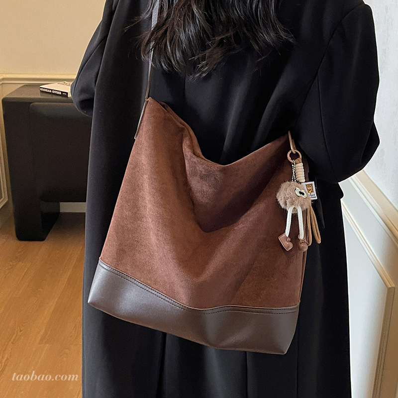 韩版秋冬上班通勤大容量学生单肩