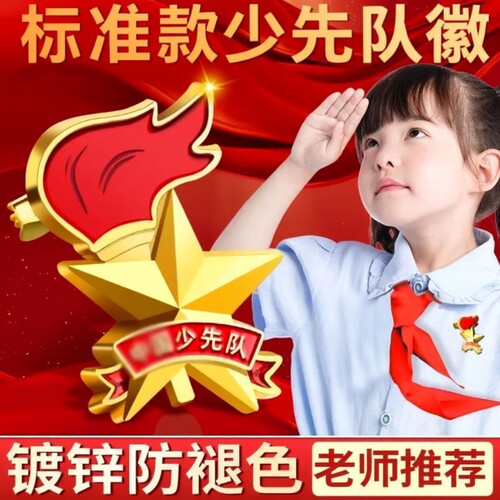 小学生少先队员徽章队徽校徽