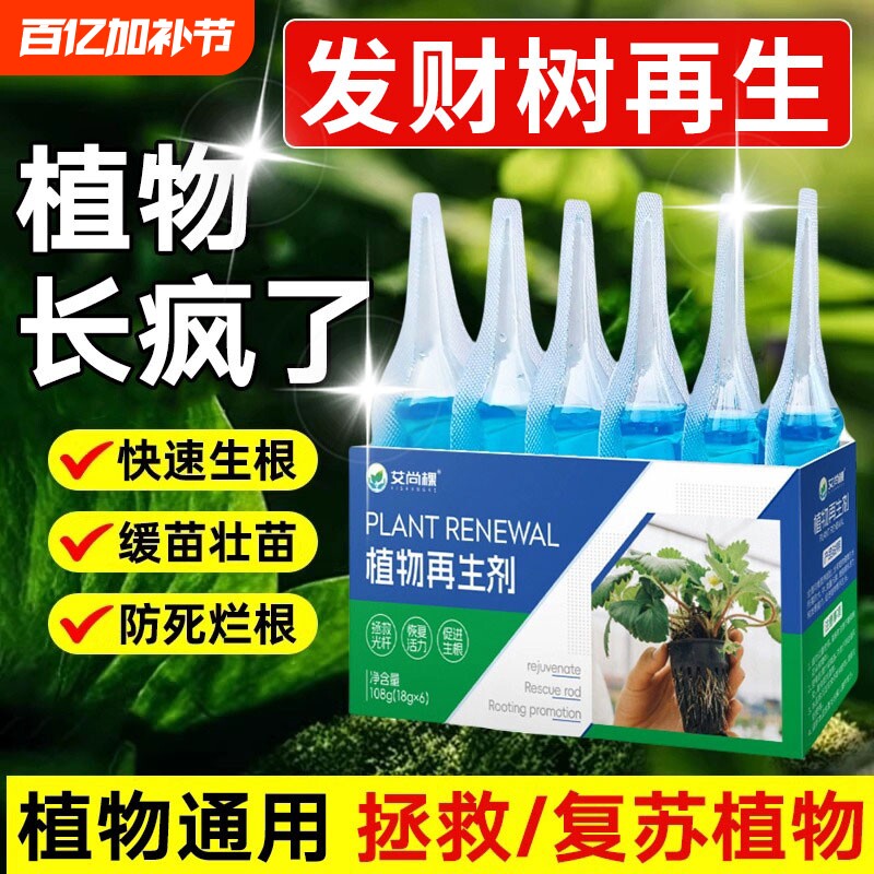 发财树营养液专用肥植物再生剂通用型绿植物家室内盆栽水培黄枯叶