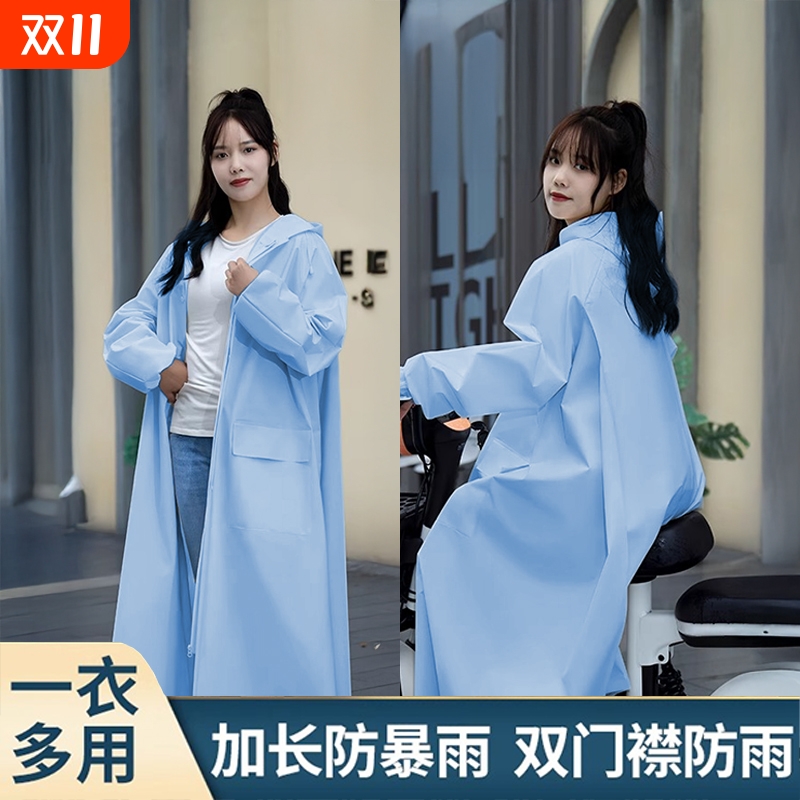 雨衣女款一体式长款全身防暴雨成人外穿电动电瓶车新雨披学生单人