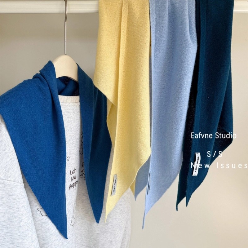 【外贸原单】100%全羊毛针织三角巾秋冬纯色百搭披肩坎肩保暖护肩,服饰配件/皮带/帽子/围巾,围巾/丝巾/披肩,淘宝优惠券,粉丝福利购,淘宝优惠卷