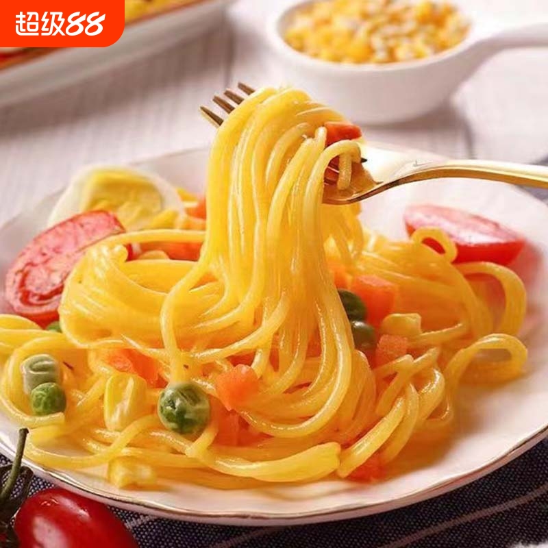 新货玉米面纯面条0脂肪粗粮挂面东北速食低脂杂粮拌面代餐鲜面