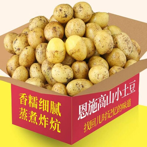 恩施小土豆整箱包邮新鲜高山洋芋