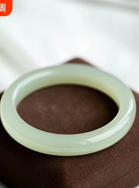 新疆和田玉手镯正品旺夫玉石镯子