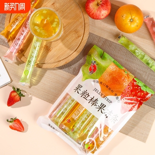 蜡笔小新720g果冻条果粒棒儿童果味果冻零食椰果粒休闲解馋