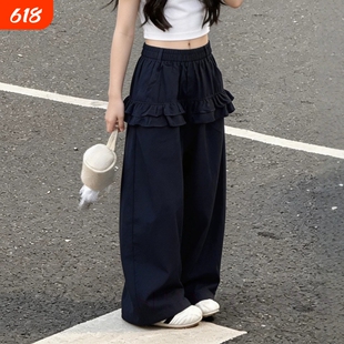 女童超好看炸街裤子女款夏季屁帘裤2026新款爆款短袖T恤儿童套装