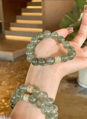 绿发晶设计款招财转运高级感饰品
