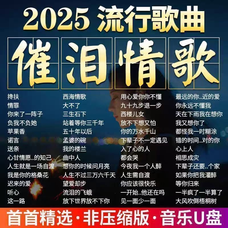 正版汽车载u盘歌曲2025新升级爆款热门流行音响专用车载音乐U盘