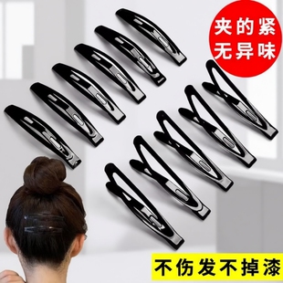 新款小夹子碎发夹女前额侧边刘海发卡后脑勺固定黑色头饰整理神器
