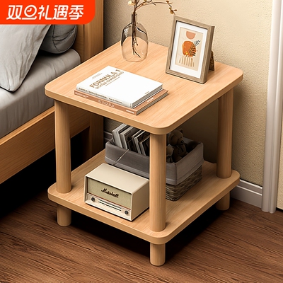 小型床头柜卧室家用夹缝迷你床边小桌子出租屋简易沙发边几置物架