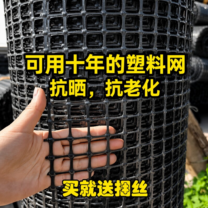 塑料网养鸡鸭鸡网围栏网鱼池防护网圈山养殖围网鱼塘拦网隔离水产