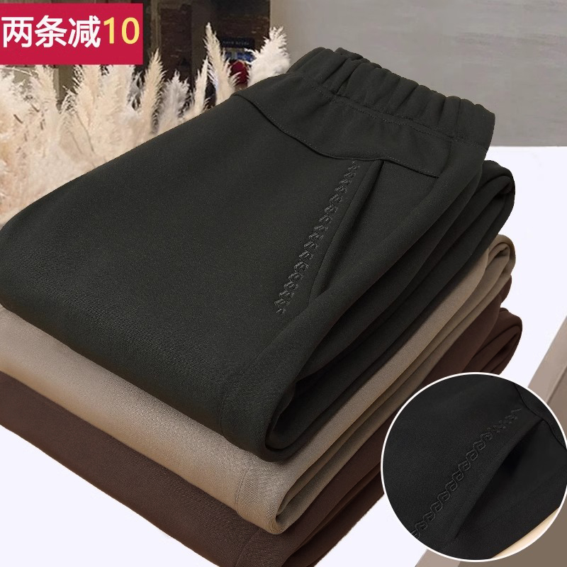 妈妈裤子春秋冬季长裤加绒裤