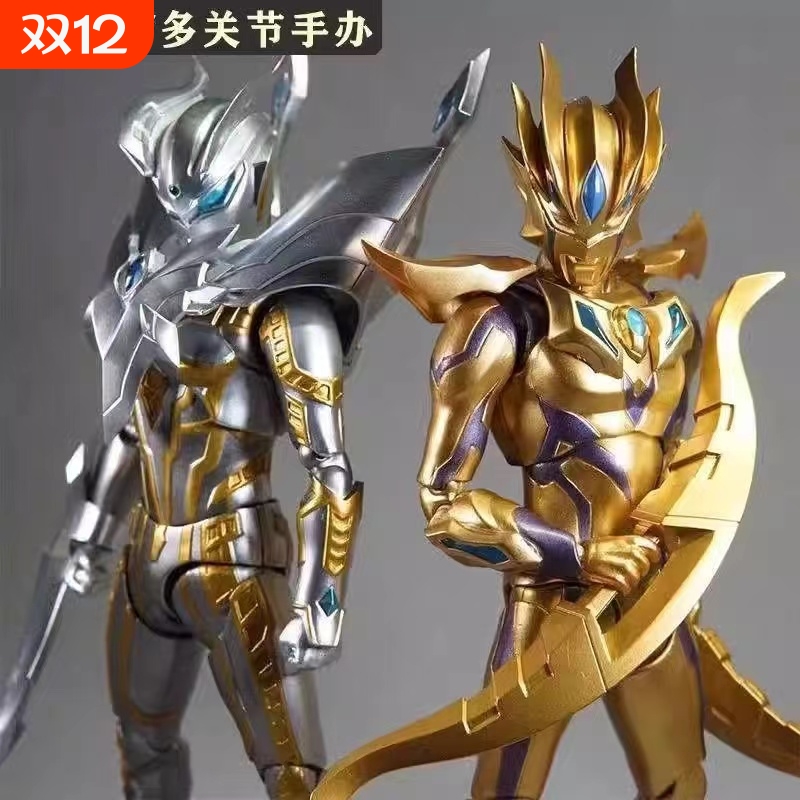 奥特黄金赛罗布莱泽机甲模型儿童曼关节可动人偶男孩生日礼物闪耀