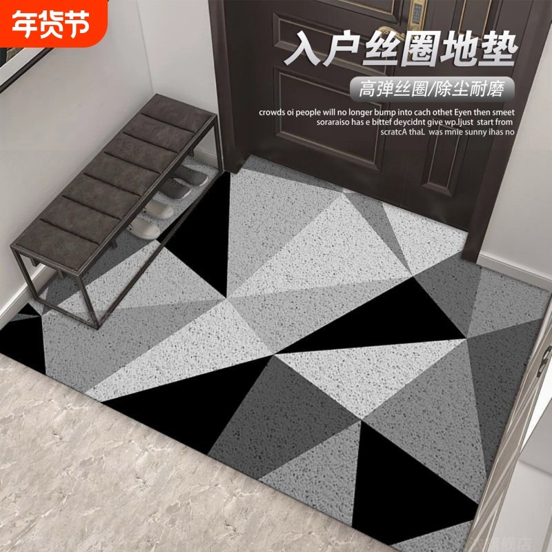 入户门地垫进门大门口丝圈脚垫门外玄关2025新款地毯简约除尘门垫,居家布艺,入户地垫,淘宝优惠券,粉丝福利购,淘宝优惠卷