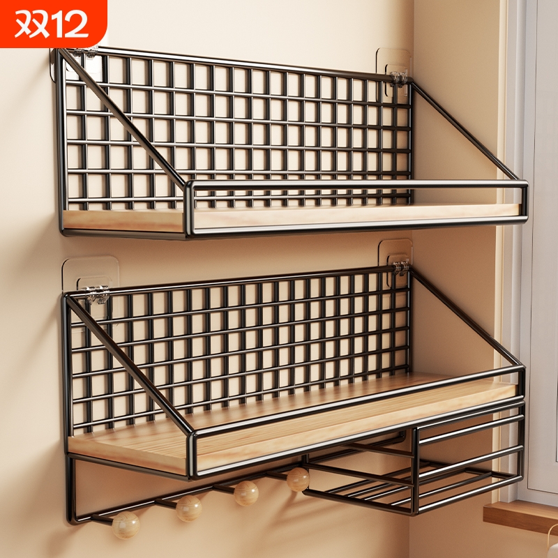 【千人回购】墙上置物架免打孔