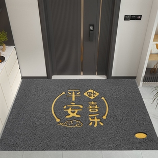 除尘客厅入户门口脚垫地垫门厅塑料丝圈门垫地毯室外家用防滑垫子