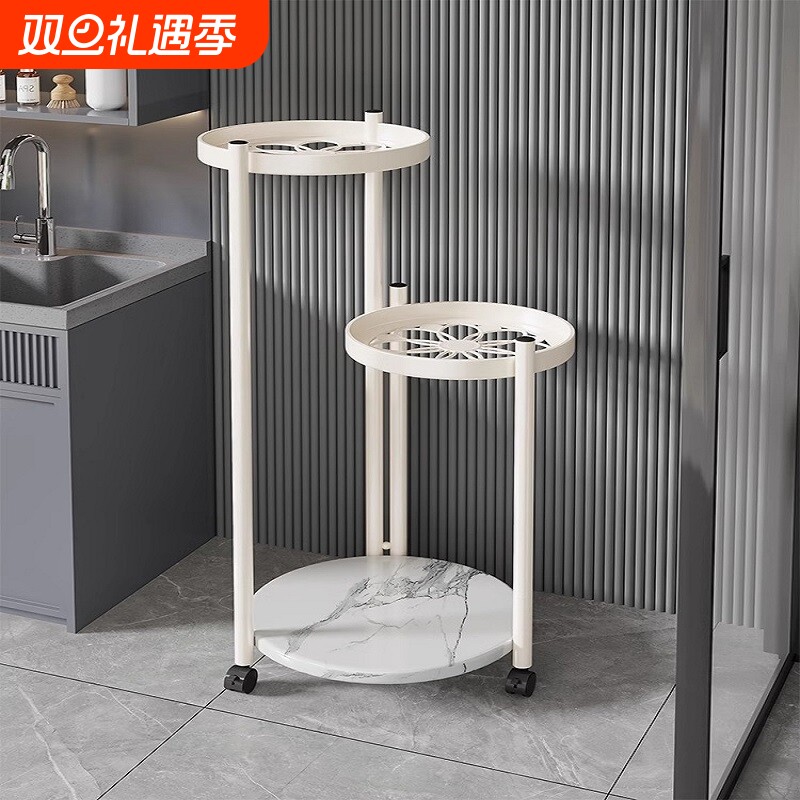 客厅落地式绿萝摆放架花架子2025新款轻奢高级感托架阳台花盆架子