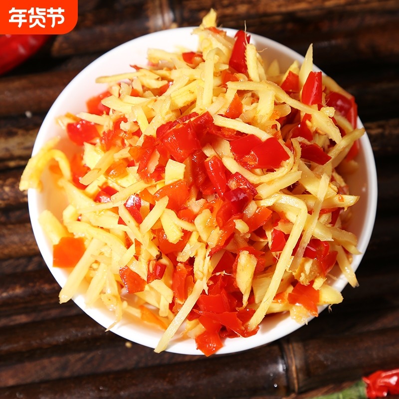 曾姐剁椒姜丝湖南特产手工香辣酸辣下饭咸菜腌制姜丝坛子腌菜450g,粮油调味/速食/干货/烘焙,地域特色/特产类调味品,淘宝优惠券,粉丝福利购,淘宝优惠卷