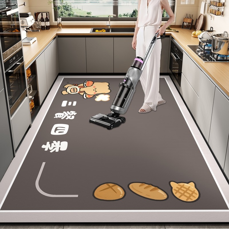 厨房地垫硅藻泥防滑防油卡通可擦免洗门口耐脏脚垫吸水垫家用地毯,居家布艺,厨房地垫,淘宝优惠券,粉丝福利购,淘宝优惠卷