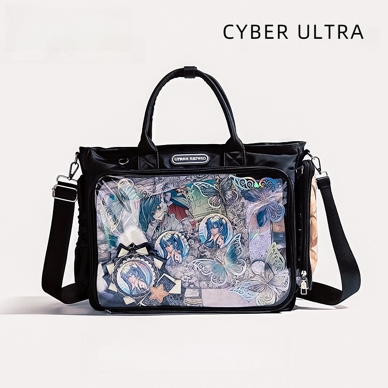 原创痛包双肩大食量斜挎包二次元透明吧唧谷子包娃包通勤手提包,箱包皮具/热销女包/男包,通用款女包,淘宝优惠券,粉丝福利购,淘宝优惠卷