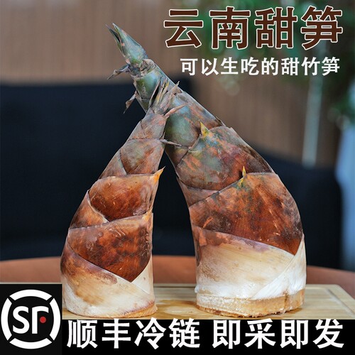 【顺丰冷链】云南普洱水果甜龙笋甜鲜嫩脆新鲜现挖现发食用