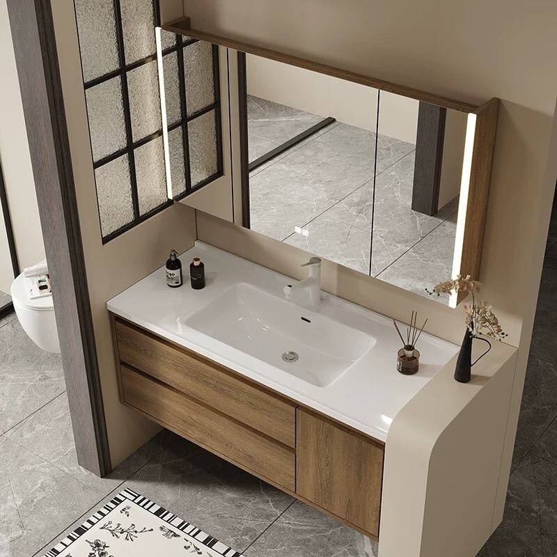 阳台洗手台浴室柜收纳柜壁挂浴柜收纳北欧卫生间家用