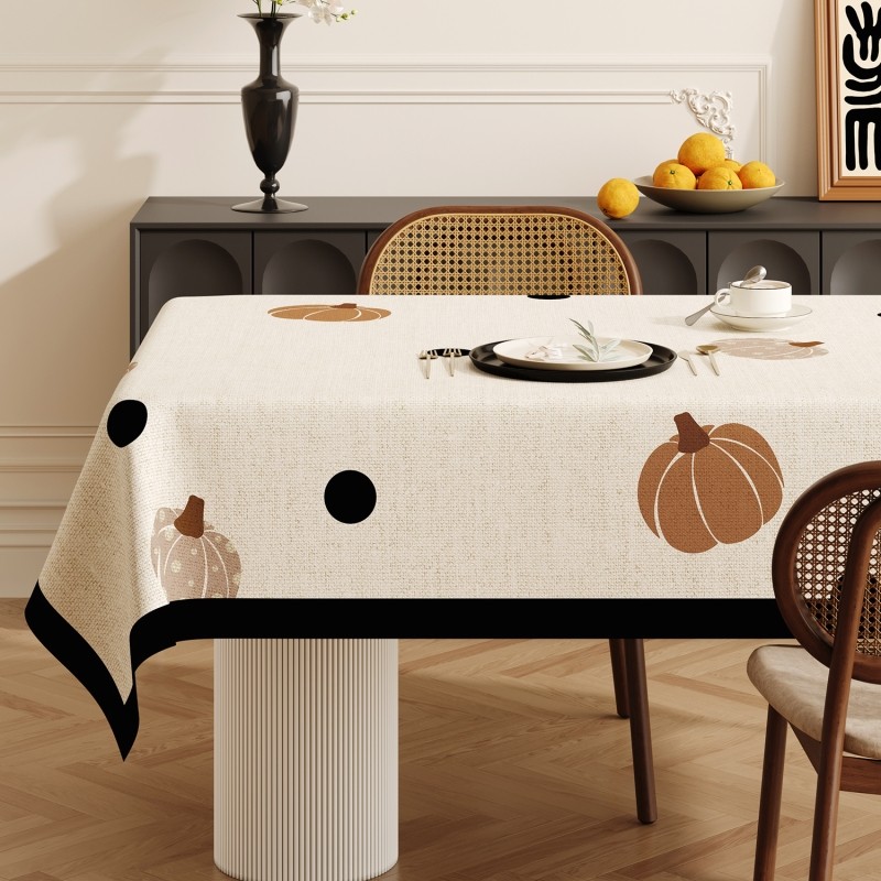 法式复古桌布防水防油防烫免洗餐桌布2025新款轻奢高级感茶几台布