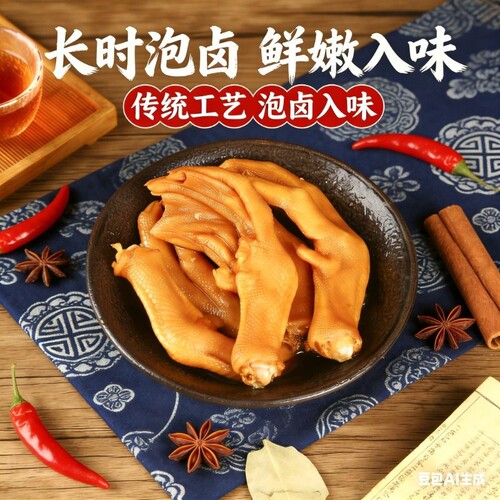 亿食汇泡鸭掌香辣味|131人收藏
