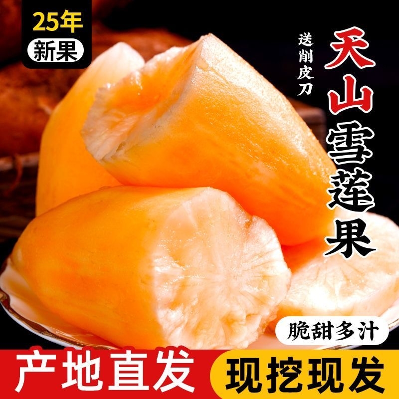 【商超】云南天山雪莲果代餐孕妇糖尿人低糖精选老年人水果现挖甜