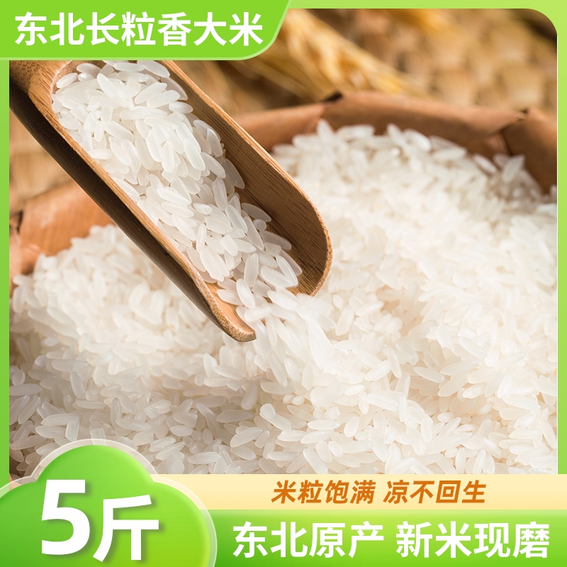 东北长粒香大米黑龙江粳米饭五谷杂粮农家新货现磨稻米主食香米