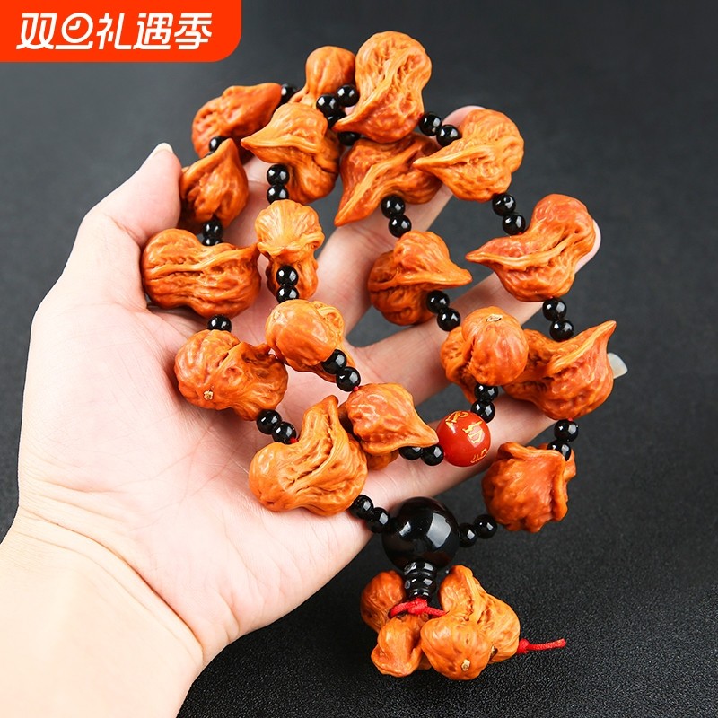 文玩核桃异形小鸟手把持件手串盘玩楸子包浆秋子