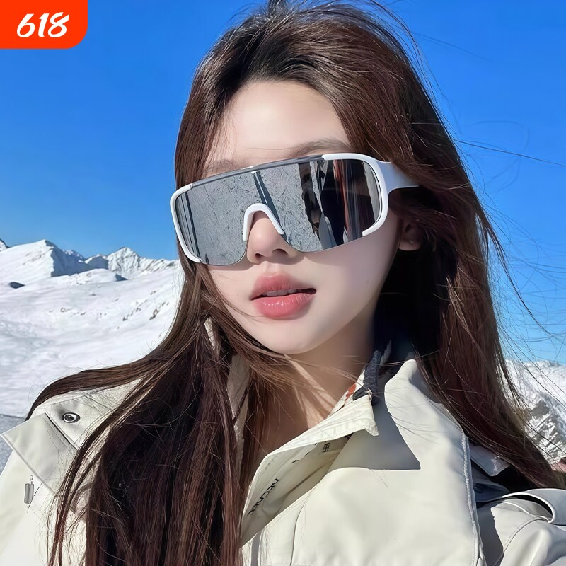 登山护目镜雪山防紫外线男女款户外运动防风沙骑行墨镜太阳镜脸型