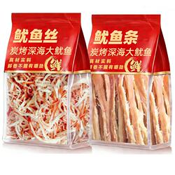 鱿鱼条零食手撕鱿鱼丝开袋即食海鲜特产鱿鱼干解馋海味下酒健康