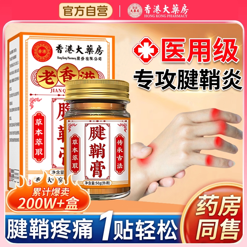 腱鞘炎专用手指关节疼痛特止痛凝胶腕风湿囊肿鼓包消炎效贴膏疏通