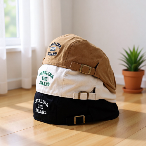 日系潮流街头反戴前进帽子男童嘻哈雅痞个性贝雷帽复古亲子画家帽