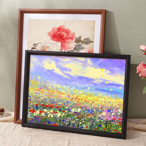 素描画框装裱4K8开挂墙简约