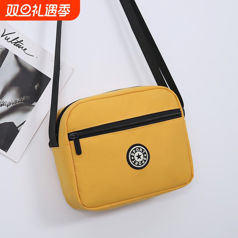 迷你小包包女2025新款时尚简约百搭小方包单肩斜挎帆布手机零钱包