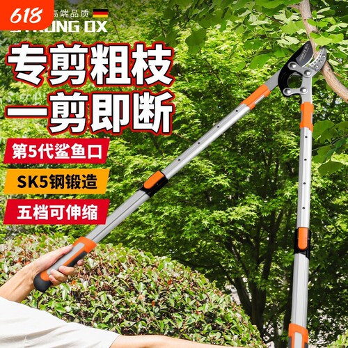 强力粗枝剪修枝剪园林果树剪省力