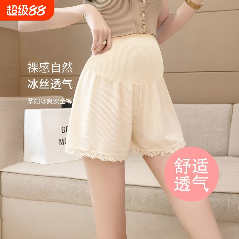 孕妇安全裤孕妇打底裤夏季薄款图片